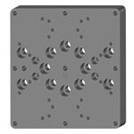 协作机器人配件 METRIC ROBOT FACE PLATE