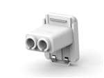 照明连接器 2P 3A 400V 22-18 AWG W/COVER ITB POKE-IN