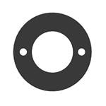 照明连接器 FLA Panel Gasket EPDM Rubber, Black