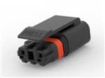 照明连接器 2P PLUG, MINI IP67 CONN,BLACK