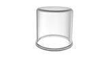 照明连接器 FLB Dome, NEMA ANSI C136.41, 76mm, 75mm Height, Clear