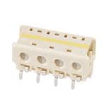 照明连接器 4 Position 18 AWG Thru Hole Closed End