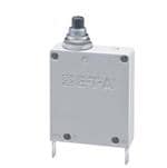 断路器 Single pole thermal-magnetic circuit breakers with tease-free, trip-free, press-to-reset, snap action mechanism (R-type TM CBE to EN 60934; M-type with manual release (-H). Available with fast acting and standard magnetic tripping cha