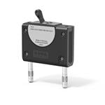 断路器 Single or multipole hydraulic-magnetic circuit breakers with trip-free-mechanism and toggle actuation. A choice of switching characteristics ensures suitability for a wide range of applications. Industry standard dimensions and panel