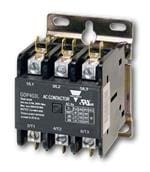 机电接触器 Three-pole Definite Purpose style, 32Amps rated (FLA at 240VAC) contactor with lug terminals, 220 VAC coil and no auxiliary contacts.