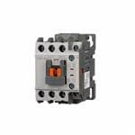 机电接触器 Four-pole IEC style 18Amps rated (AC3 at 440VAC) contactor with screw terminals, 120 VAC 50/60Hz coil and no auxiliary contacts.
