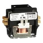 机电接触器 Contactor, Definite Purpose, 40A, 2 pole, 110/120 VAC 50/60 Hz coil, open