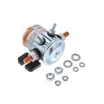机电接触器 D. C. Power Contactor, Input D.C. Coil Voltage 12 Volts, Switch Action: SPNO, Duty Cycle: Continuous, Bracket Style: Standard, Terminal Type: Isolated Coil, Coil Resistance: 16 Ohms, Contact Material: Copper, Contact Voltage: 12 Volts (same as 70-90
