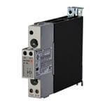 固态接触器 1-pole DIN-rail mount SSR, U-layout, Zero-cross switching, Operating voltage (Ue): 42 - 660 Vac (1200 Vp), Rated current (Ie): 23 Aac, Control voltage (Uc): 20 - 275 Vac / 24 - 190 Vdc, Built-in overvoltage protection