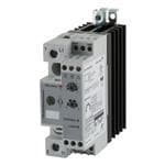固态接触器 1-pole DIN-rail mount SCR, Proportional control, Operating voltage (Ue): 85 - 265 Vac (800 Vp), Rated current (Ie): 43 Aac, Input: 0 -10 / 0 - 5 / 1 - 5 Vdc, External supply: 24 Vdc/Vac, Built-in overvoltage protection