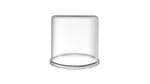 照明连接器 DOME COVER 80 mm DIA, 75 mm high, FLS Series - CLEAR