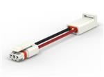 照明连接器 2P,FULL CABLE ASSY-152.4MM,WHT,TIN
