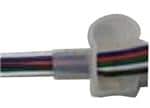 LED照明配件和硬件 END CAP W/ 12" WIRES FOR 24V RGB/W FF SERIES