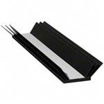 LED散热片和散热基板 maxiFLOW Linear LED Heat Sink, Center Channel, Black-Anodized, C675, 305x45x26mm