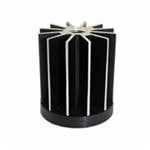 LED散热片和散热基板 STAR LED Heat Sink, 45mm dia., 38mm, Black/Silver, Baseplate Hardware
