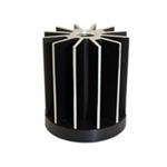 LED散热片和散热基板 STAR LED Heat Sink, 45mm dia., 43mm, Black/Silver, Baseplate Hardware