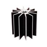LED散热片和散热基板 STAR LED Heat Sink, 45mm dia., 68mm, Black/Silver Tip