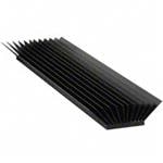 LED散热片和散热基板 maxiFLOW Linear LED Heat Sink, Black-Anodized, No TIM, 330x45x26mm