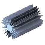 LED散热片和散热基板 Radial Fin Heat Sink, Bridgelux BXRA-W0802-00000, 20W, 4" L