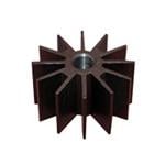 LED散热片和散热基板 STAR LED Heat Sink, 45mm dia., 38mm, Black