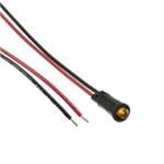 LED面板上的指示器 AMBER DIFFUSED 5/32" MOUNTING HOLE