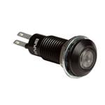 LED面板上的指示器 IP67 S.Stl Grn 17mm 515nm 800mcd Diff