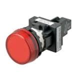 LED面板上的指示器 PshIn Flat Ind,Green,230VAC/DC