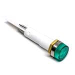 LED面板上的指示器 Lamp Holder, Green lens