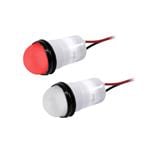 LED面板上的指示器 780mcd Semi Dome Red Flex Wire