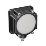 LED面板上的指示器 K80F Series EZ-LIGHT: 1-Color Daylight Visible Indicator; Voltage: 12-30 V dc; Housing: Polycarbonate; IP67; Input: PNP; Colors: White; M12 Integral QD