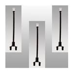 LED 光导管 10in LGTH, 1mm core Flexpipe, Rect lens