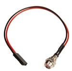 LED面板上的指示器 Standard Metal Panel Mount Indicators, 3mm Red LED with Diffused Lens, 12 In. Wire, .100 Connector.