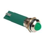 LED面板上的指示器 8mm GRN Diff. Lens IP54 Panel Mnt. Ind.