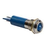 LED面板上的指示器 8mm Blue Diff. Lens IP54 Panel Mnt. Ind.