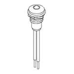 LED面板上的指示器 3mm Yellow