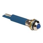 LED面板上的指示器 5mm Blue Diff. Lens IP54 Panel Mnt. Ind.