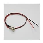 LED面板上的指示器 Panel Mount LED Assembly, 5 mm Green LED w\ Diffused Lens, 3 In. Wire, No Connector