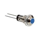 LED面板上的指示器 5mm Blu LED Dif Lens Mtl Panel Mnt Ind.