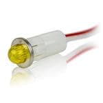 LED面板上的指示器 YELLOW DIFFUSED 1/2" MOUNTING HOLE