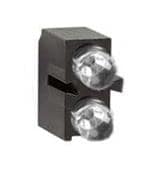 LED 电路板指示器 LED Assembly, Right Angle, 5 mm LED, Bi-Level, 1 Station, Green, 565 nm