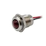 LED面板上的指示器 CL Series IP67 14 mmRed LED 120VAC