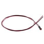 LED面板上的指示器 Standard Panel Mount Indicators, 2 Leaded, 3mm Super Red LED with Water Clear Lens, 16 in. Wire.