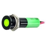 LED面板上的指示器 Green LED 2VDC 8mm Wire IP67