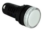 LED面板上的指示器 PMI RND 22mm LED 12V Flat Lens White