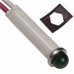 LED面板上的指示器 GREEN DIFFUSED 5/16" MOUNTING HOLE