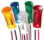 LED面板上的指示器 12mm Wires White 12V