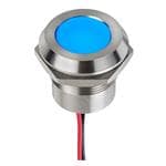 LED面板上的指示器 BLU LED 24VDC 22mm Stls Stl, Wire