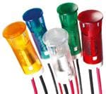 LED面板上的指示器 10mm Wires Bi-Color (RD/GRN)24V