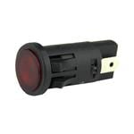 LED面板上的指示器 0.5in FLAT 28VDC TAB RED