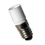 带底座LED灯 White 6V DC T-1 3/4 Mid Scw Base